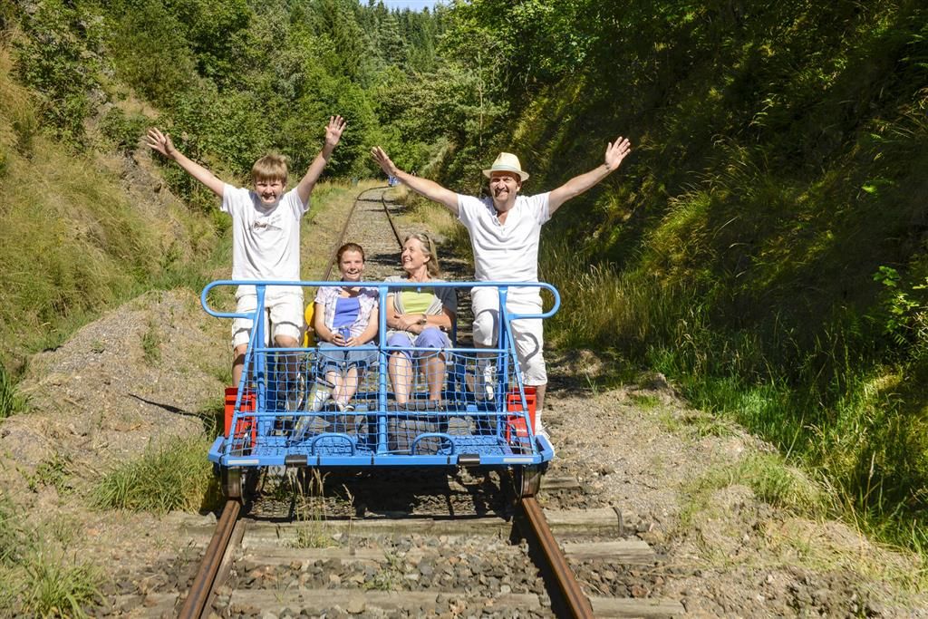 Vélo sur rail de train sale